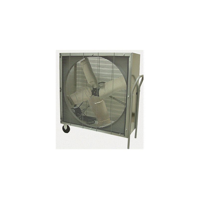 TPI 42" 10,600 CFM Heavy Duty Square Belt Drive Portable Blower 3/4 HP - PCBT42B