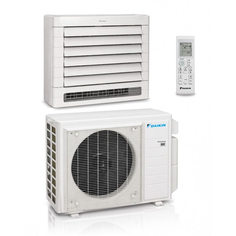 Daikin 15,000 BTU Aurora 19.5 SEER2 Single Zone Floor Mount Mini Split Heat Pump System - R32 | 230V - RXP15AVJU9 / FVXV15AVJUW9