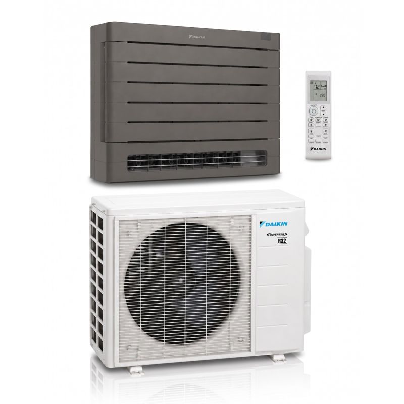 Daikin 12,000 BTU Aurora 19.5 SEER2 Single Zone Floor Mount Mini Split Heat Pump System - R32 | 230V - RXP12AVJU9 / FVXV12AVJUT9
