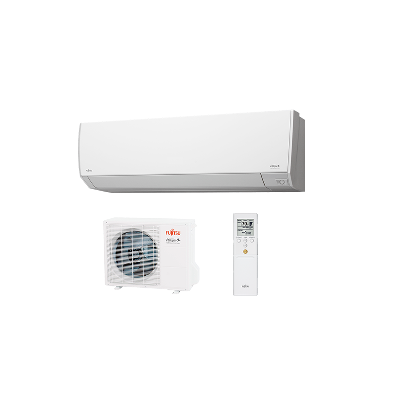 Fujitsu 9,000 BTU 33 SEER Ductless Mini Split Heat Pump System