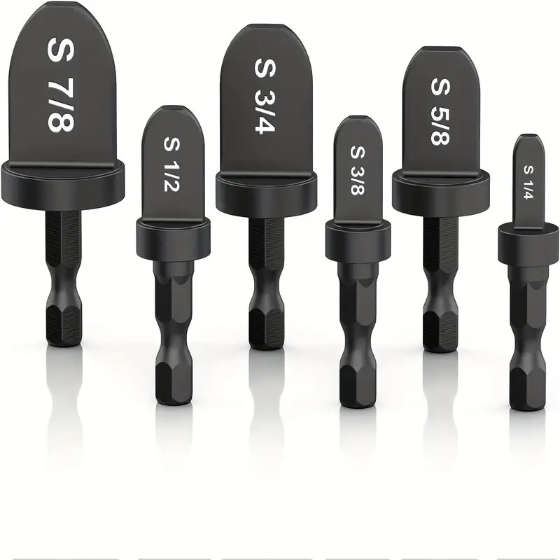 6ps Flaring Drill Bit Kit for Copper Tubing - TP34163