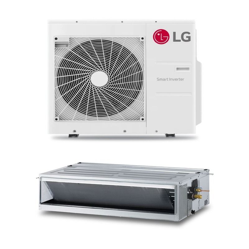 LG 18,000 BTU LGRED 17.5 SEER2 Single Zone Concealed Duct Mini Split Heat Pump System - R32 | 230V 