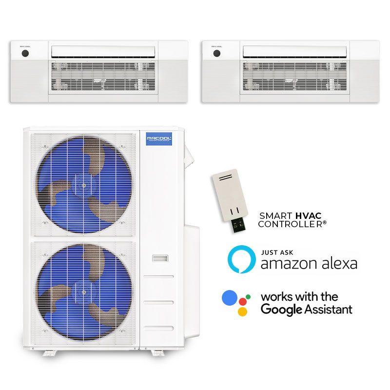 18,000-BTU-MRCOOL-DIY-5th-Gen-23.9-SEER2-2-Zone-Ceiling-Cassette-Mini-Split-Heat-Pump-System-R454B-|-230V-12-12-DIY-MULTI3-18HP-DIYCASSETTE12HP-230-2