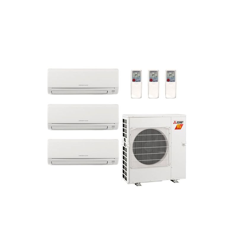 Mitsubishi 3 Zone Mini Split