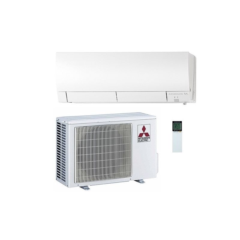 15,000 BTU 21.6 SEER Wall Mounted Mitsubishi Mini Split GS Single Zone Heat Pump - R410A - MSZ-GS15NA / MUZ-GS15NA
