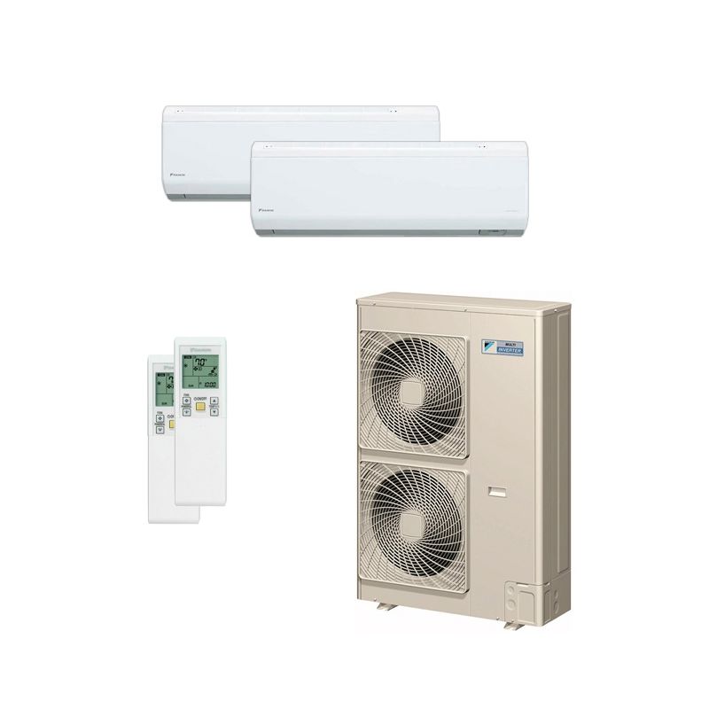 Daikin 48,000 BTU 18.8 SEER Dual Zone Heat Pump System 7+7 - Wall Mounted