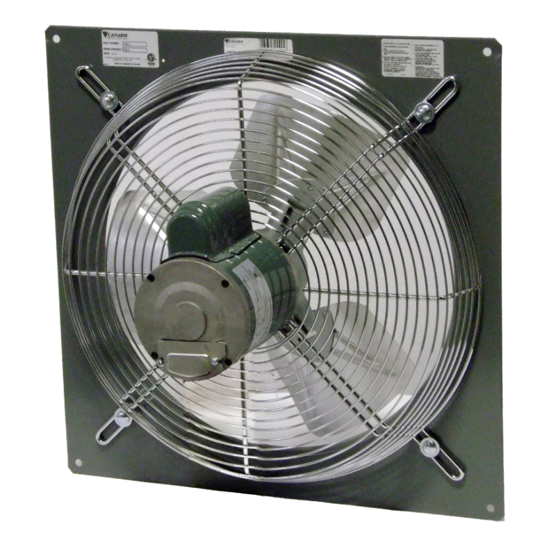 Canarm 16 Inches P Panel Mounted 2570 CFM Fan Direct Drive Single Speed - P16-1M