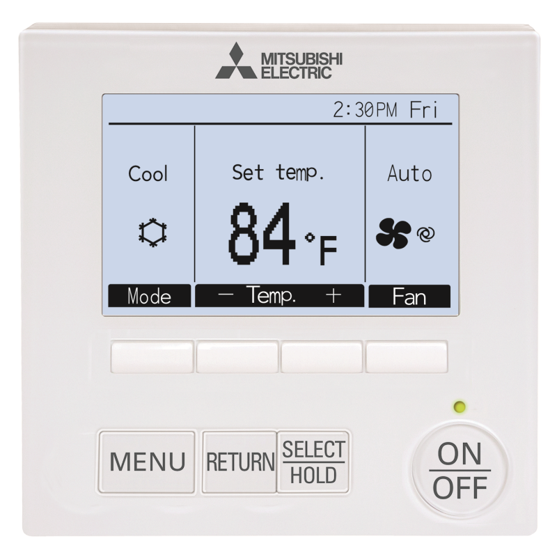 Mitsubishi PAR-40MAAU Wired Remote Controller | HVACDirect.com