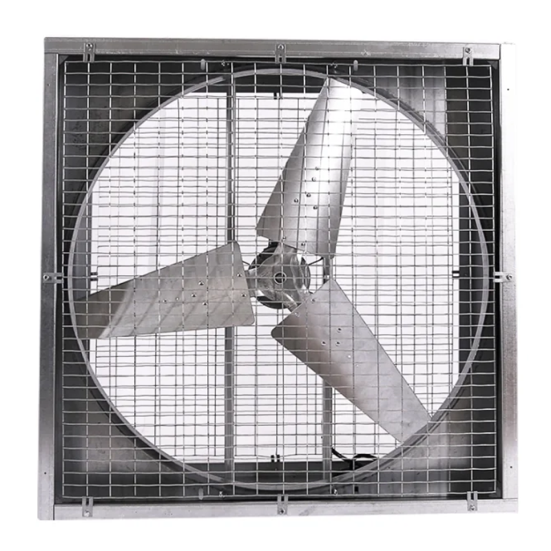 Triangle Fans 48" 3 Blade PFG Series Direct Drive Agricultural Exhaust Fan 1 HP 230V 1-Phase Totally Enclosed Motor - PFG4815D
