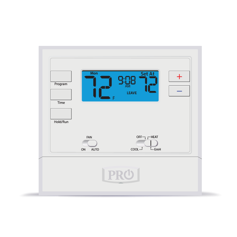 Pro1 PTAC Programmable Thermostat - 2H -1C