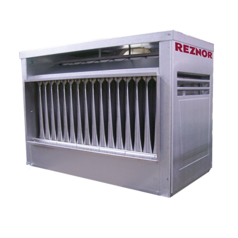 Reznor X Series 175,000 BTU Gas Fired Duct Furnace Unit Heater, Indoor, Gravity Vented - X-175