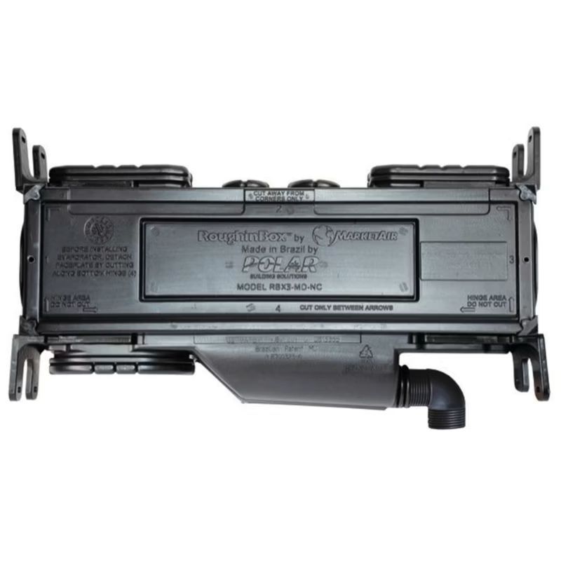 MarketAir RoughIn Box with Cover Plate for New Construction Wall-Mounted Mini Split Systems - RBX3-MD-NC / RXBCP