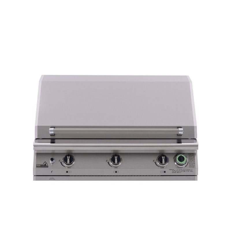 PGS Grills T Series Commercial 36" 2 Burner Built In Gas Grill with Timer - S36T