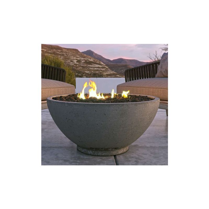 Firegear Sanctuary 2 Series 39-Inch Round Gas Fire Pit With Push Button Ignition