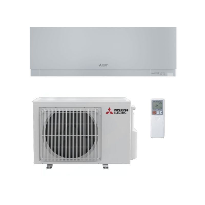 Mitsubishi 12,000 BTU EX-Series 21.7 SEER2 Single Zone Wall Mounted Mini Split Heat Pump System – R454B | 230V 