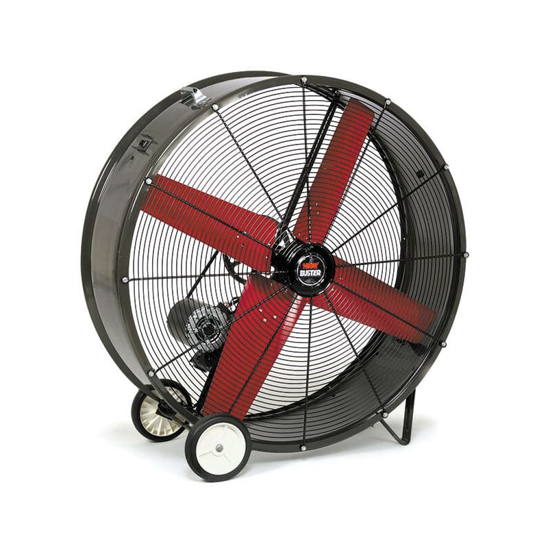Triangle Fans 42" HeatBuster Slim Belt Drive Portable Barrel Fan - 2 Speed - SPL4223