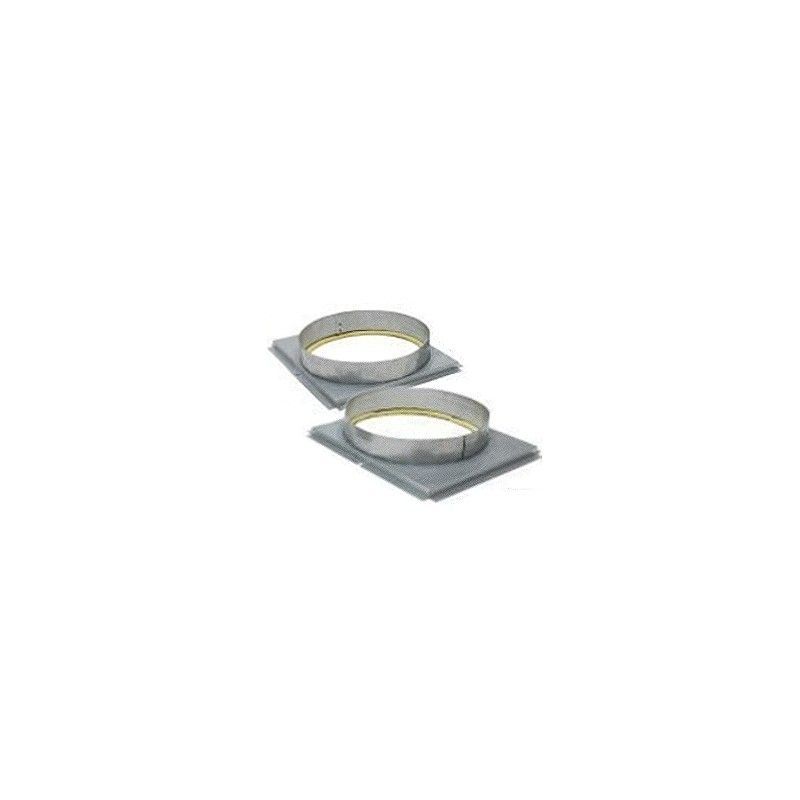 Trane Square to Round Adapter 18x15 to 16"