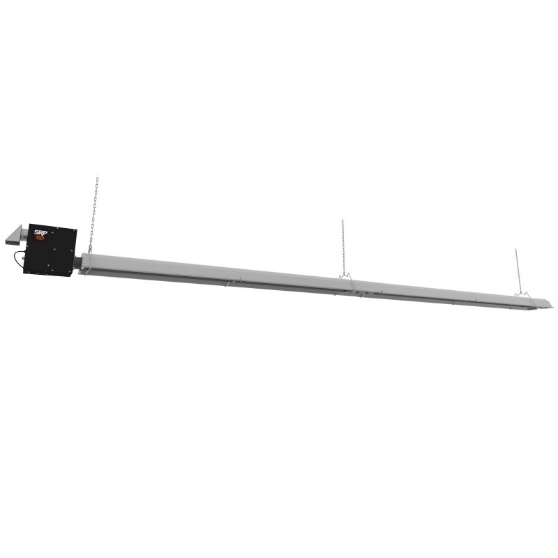 Superior Radiant T Series - TXR High Efficiency Two Stage Infrared Tube Heater - Propane Fired - 75,000 / 100,000 BTU - Powder Coated Sealed Burner - 30 ft Stainless Steel Tube & Reflector Kit