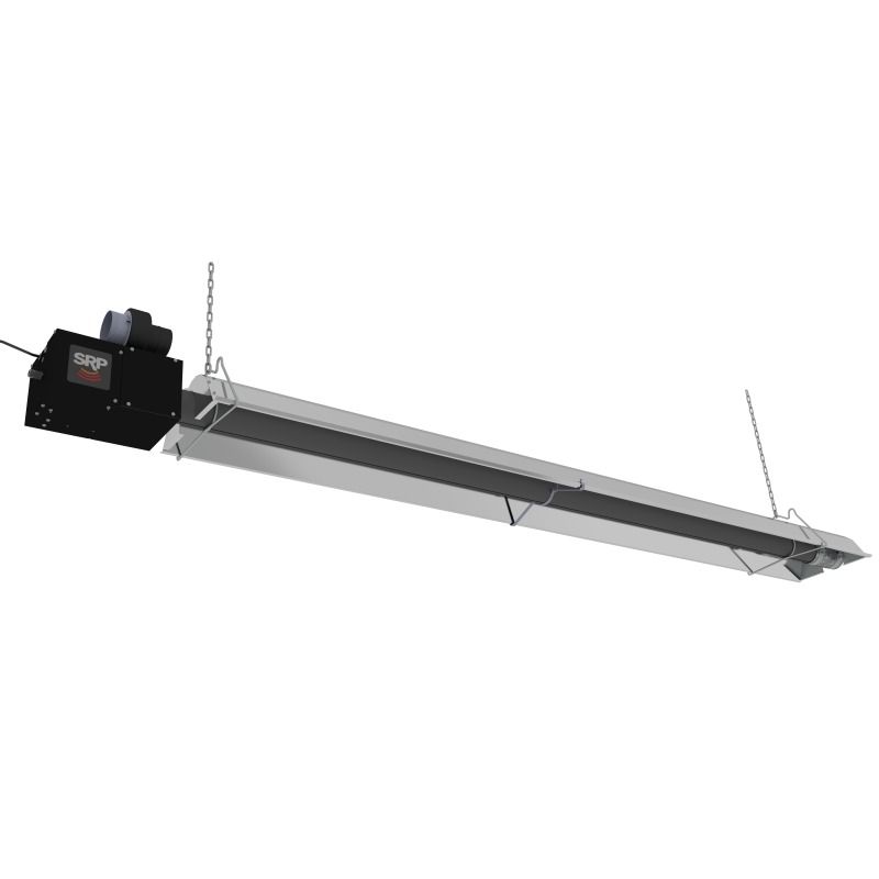 Superior Radiant T Series - TA High Efficiency Two Stage Infrared Tube Heater - Natural Gas - 45,000 / 60,000 BTU - 15 ft Aluminized Tube Kit