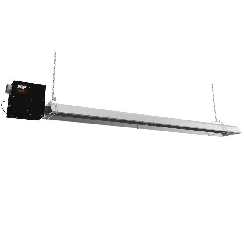 Superior Radiant U Series - UX High Efficiency Single Stage Infrared Tube Heater - Natural Gas - 40,000 BTU - Enclosed Burner - 10 ft Aluminized Tube Kit