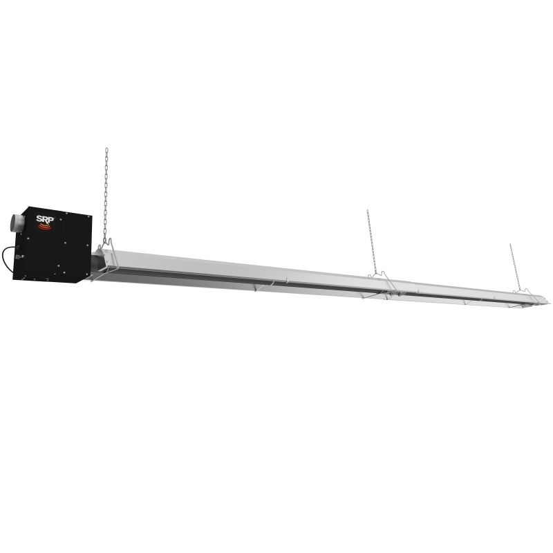 Superior Radiant U Series - UX High Efficiency Single Stage Infrared Tube Heater - Propane Fired - 80,000 BTU - Enclosed Burner - 40 ft Hot Rolled Tube Kit