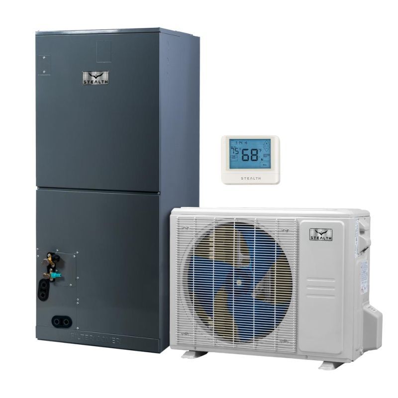 Stealth 1.5 Ton 18.1 SEER2 High Efficiency Heat Pump Split System - R454B Inverter - Multi-Positional - EZ-2X-EHPB / EZ-2X-AHB