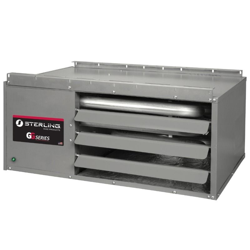 Sterling GG Series 45,000 BTU Low Profile Unit Heater - Natural Gas / Liquid Propane - Standard / Separated Combustion All-In-One Convertible Unit