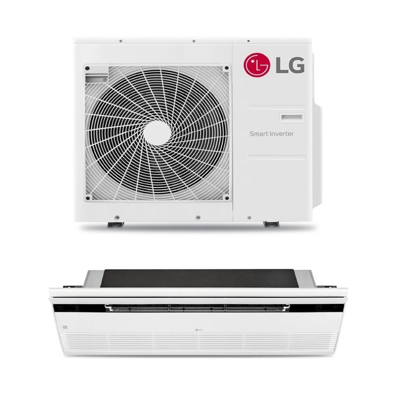 LG 12,000 BTU Multi F One-Way 19.7 SEER2 Single Zone Slim Ceiling Cassette Mini Split Heat Pump System - R32 | 230V 