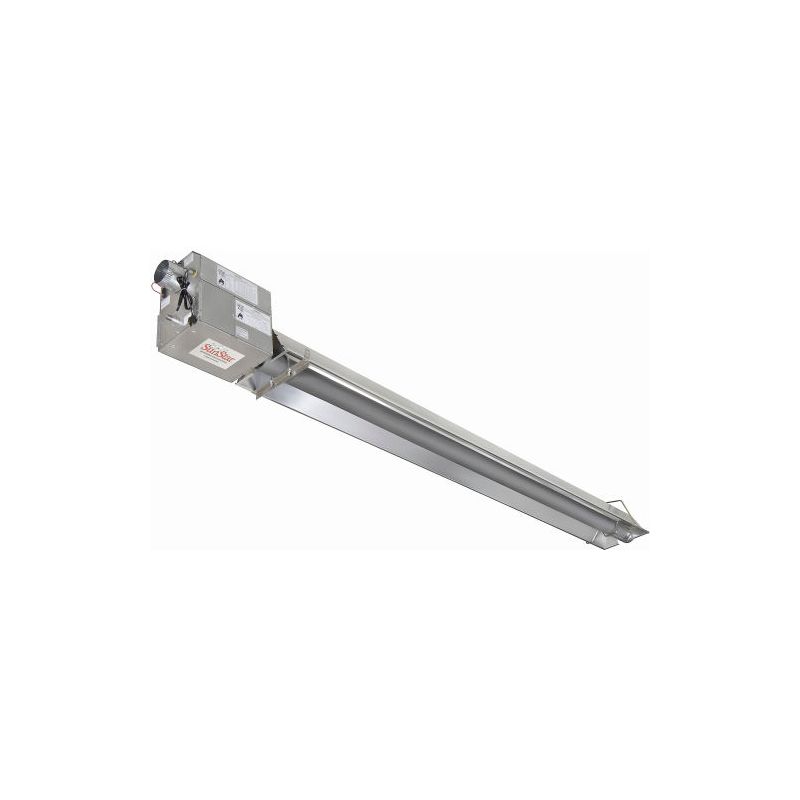 SunStar SPS 150,000BTU Infrared Straight Tube Heater, Single Stage - Propane Gas - 40' Tube Length 