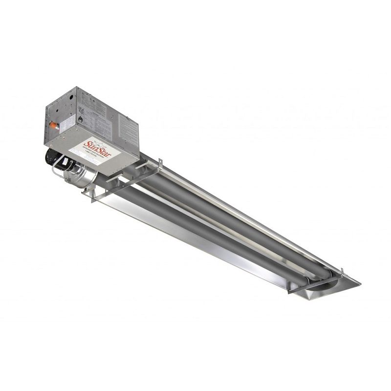  SunStar SIR 45,000BTU Infrared U-Tube Heater, Single Stage - Propane Gas - 15' Tube Length 