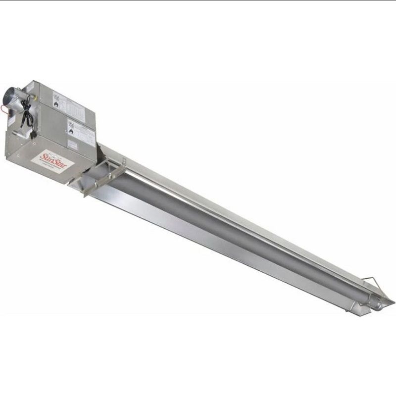 SunStar SPS 100,000 BTU Infrared Straight Tube Heater, Single Stage - Propane Gas - 30" Tube Length 