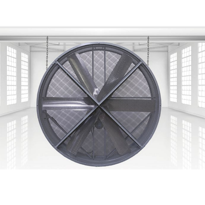 Triangle Fans Suspended Gentle Breeze 84" Ceiling Mount Fan, Speed Control, 1 HP, 115V, Single-Phase - GBS8415SC-V