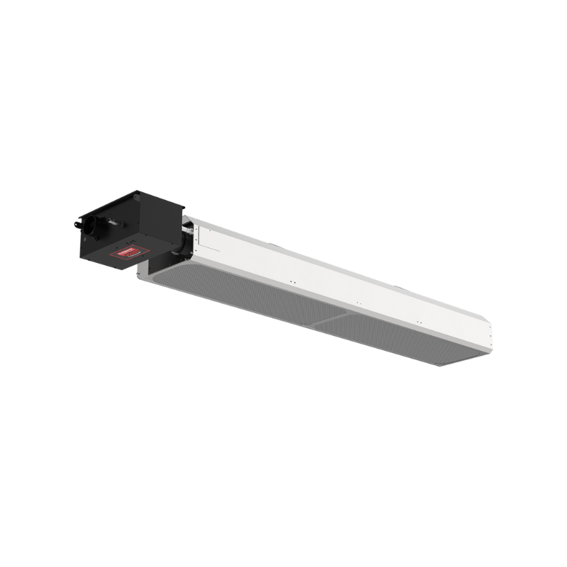 Detroit Radiant Tube Heater - Low Intensity, Re-Verber-Ray DSRL Series - 65,000 BTU - Natural Gas