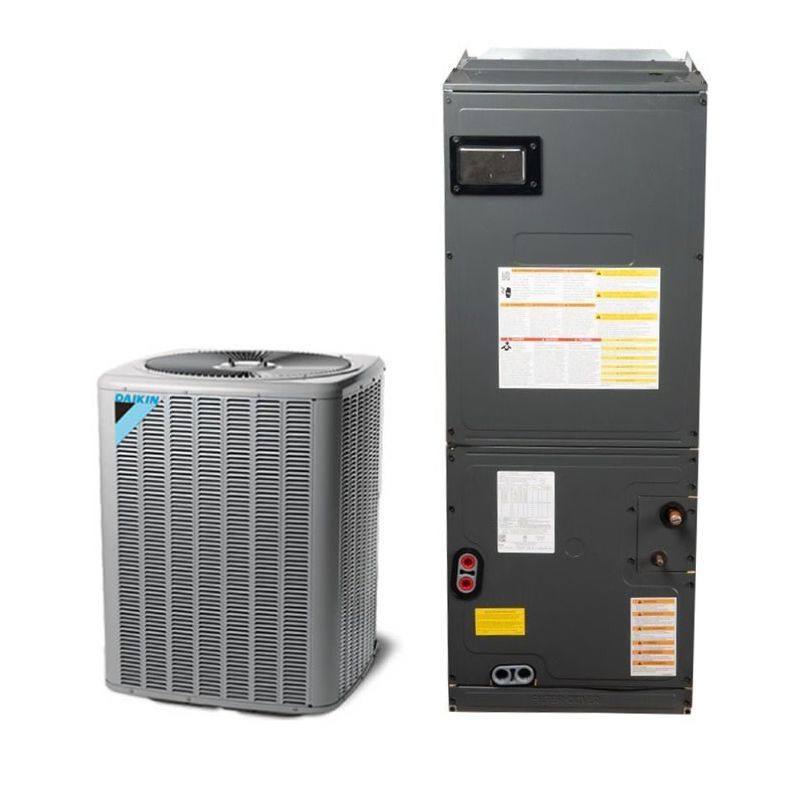 Daikin 3 Ton 14.3 SEER2 Heat Pump and Multi-Positional Air Handler System - 208/230V 3 Phase - DH4SEA3630 / AMST36BU1300