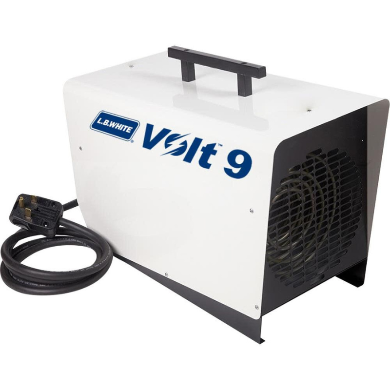 LB White Volt 9kW Electric Forced Air Portable Heater - 240 Volts