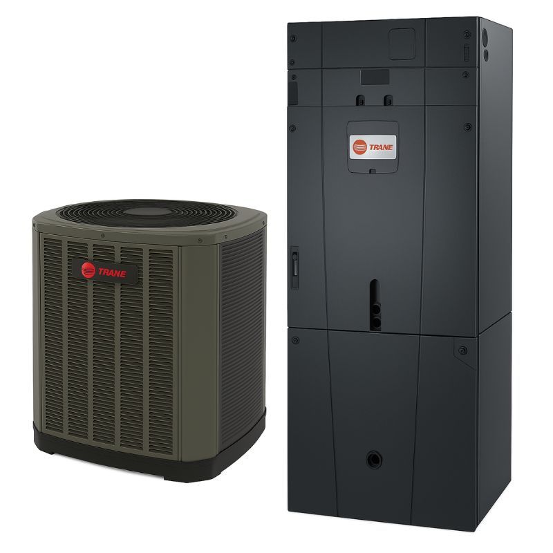 Trane 4 Ton 15 SEER2 / 11.7 EER2 Commercial Split Heat Pump System - 208/230V 3 Phase - R454B - 5TWA4048A3 / 5TAM5D05AC31