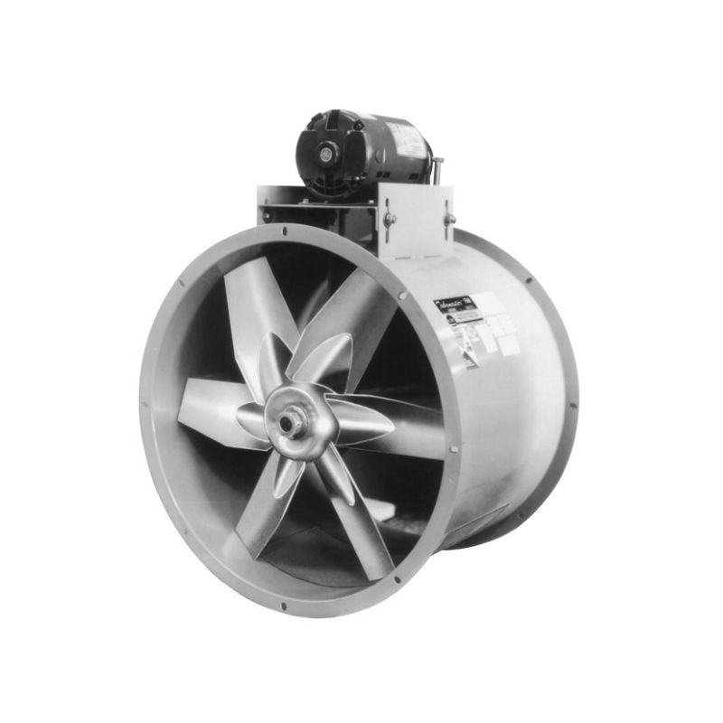 US Fan Belt Drive Tubeaxial Fan 30" Propeller 10000 CFM 1 HP 208 Volts, 3 Phase - HA30J-1-3P
