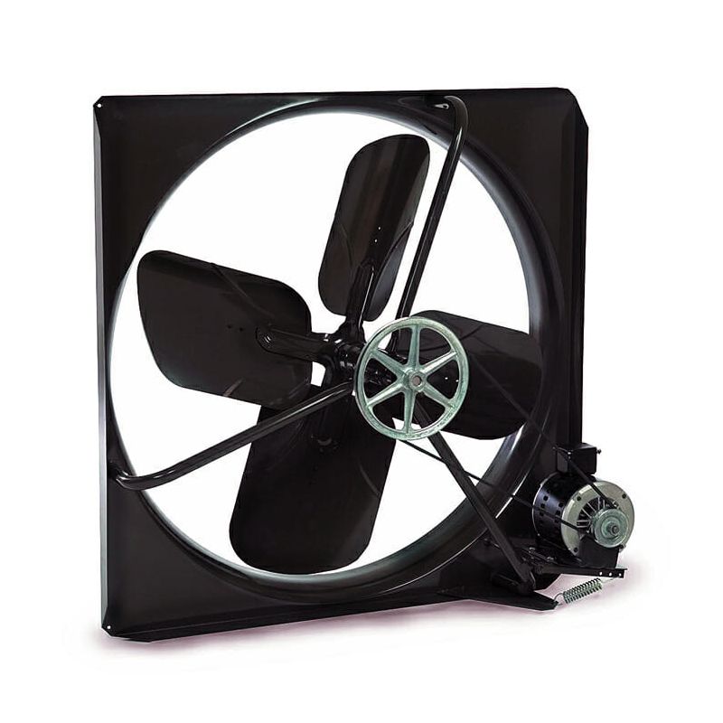 Triangle Fans 36" V Series Industrial Wall Exhaust Fan 3/4 HP 115V 1 Phase Open Drip Proof Motor