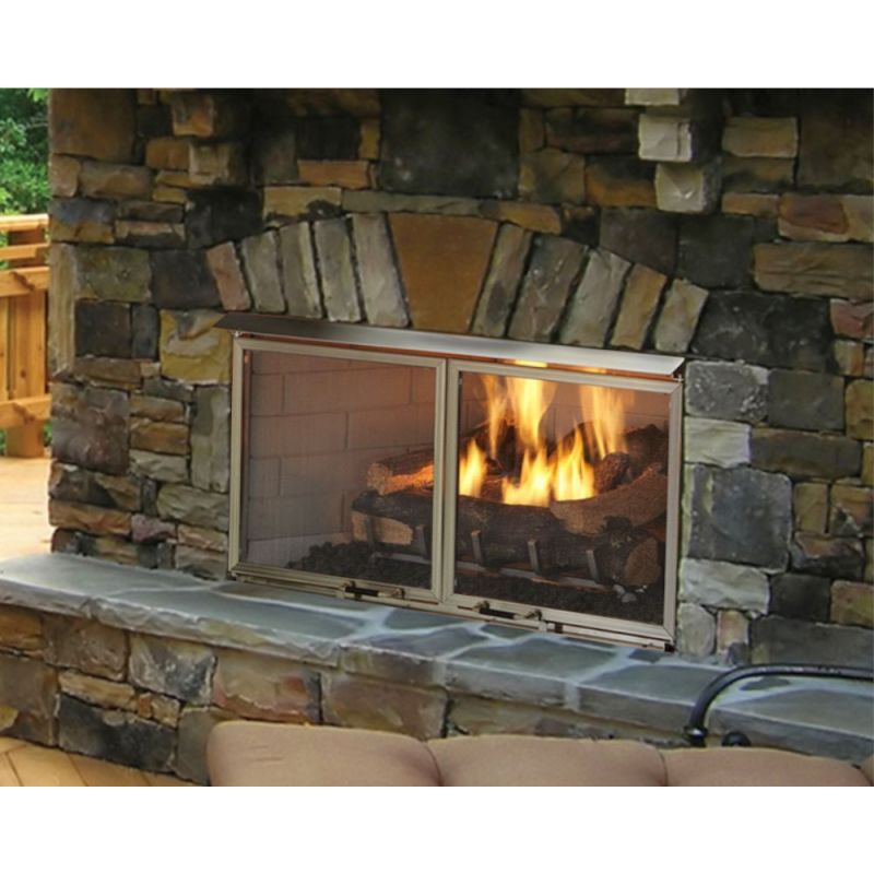 Majestic 42-Inch Villa Outdoor Gas Fireplace- ODVILLAG-42T
