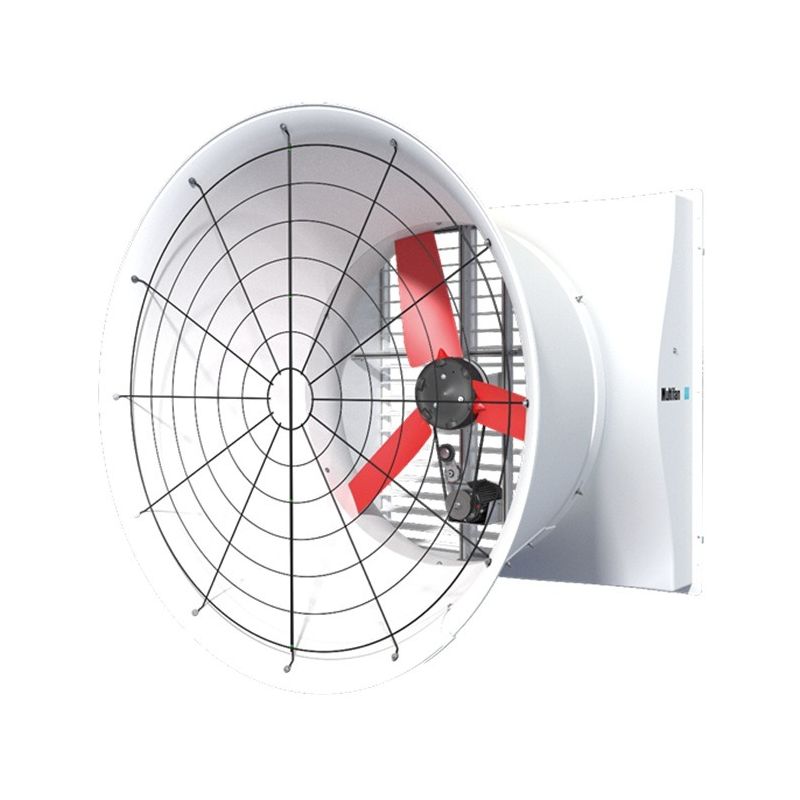 Vosterman 54" Multifan Agricultural Exhaust Fans Vplus Fiberglass Cone Fan, 36600 CFM, 480 V - C4D14P6M10338