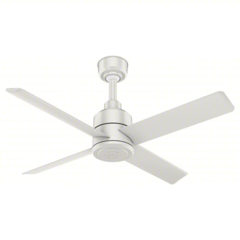 Hunter TRAK Commercial Ceiling Fan - 72 Inch 120 Volts - without Light, White - 76254