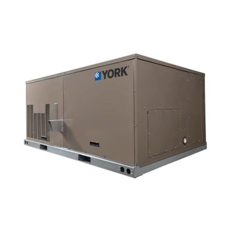 York 7.5 Ton 14.8 IEER Commercial Packaged Air Conditioner - Sun Core Series - 208/230V - R454B - KYE08A2B3AA5A111A1