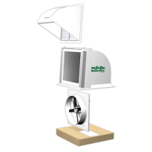J&D 24 Inch Roof Exhaust Direct Drive Ridge Fan with 230/460V 1 HP 3 ...