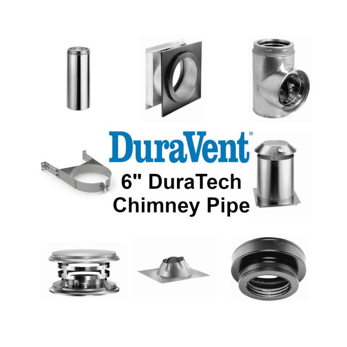 DuraVent 6 Inch Diameter Duratech Chimney Components 6Inch Duratech