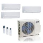18,000 BTU 25.1 SEER2 ACiQ Standard 3-Zone Wall Mount Mini Split System | R454B | 230v - 6+9+9
