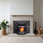 Comfortbilt 2800 Sq Ft Pellet Stove Insert with Blower & 43" x 33 1/2" Faceplate EPA Certified - HP22i-Black