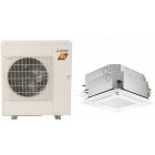 Mitsubishi 30,000 BTU SEZ-AD-Series 20 SEER2 Dual Zone Ceiling Cassette Mini Split Hyper Heat Pump System – R454B | 230V - 12 + 15 - MXZ-3D30NLHZ / SLZ-AF12NL / SLZ-AF15NL
