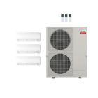Mitsubishi 60,000 BTU FX-Series 20 Seer2 Tri Zone Wall Mounted Mini Split Heat Pump System – R454B | 230V 6 + 12 + 18 - MXZ-SM60NL / MSZ-FX06NL / MSZ-FX12NL / MSZ-FX24NL