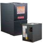 Goodman 2.5 Ton 96% AFUE 80,000 BTU Furnace and Coil System - Downflow/Horizontal - R32 - CAPTA3022A3 / GD9S800403AN