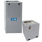 ACIQ 1.5 Ton 80% AFUE 66000 BTU Furnace and Coil System - Upflow/Downflow - R454B - N80MSN0701412A / EVD5X18M14A